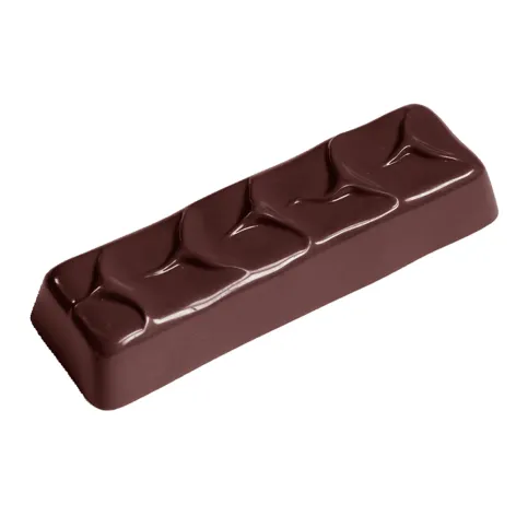 Chocolate Mould; Rippled Chocolate Bar - each
